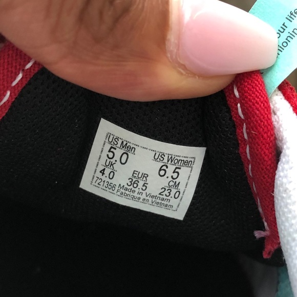 Vans Old Skool Comfycush Red Chili Blue Sneakers - Picture 10 of 11